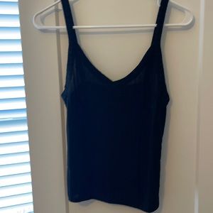 Black tank top